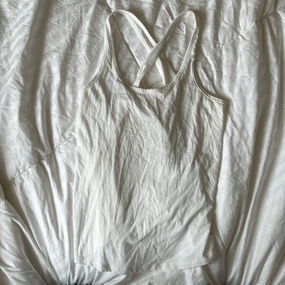 Under Armour Tops - Under Armour White Tank Top, lightly worn